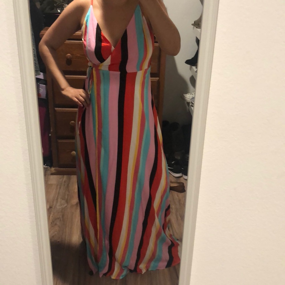 New colorful summer maxi dress